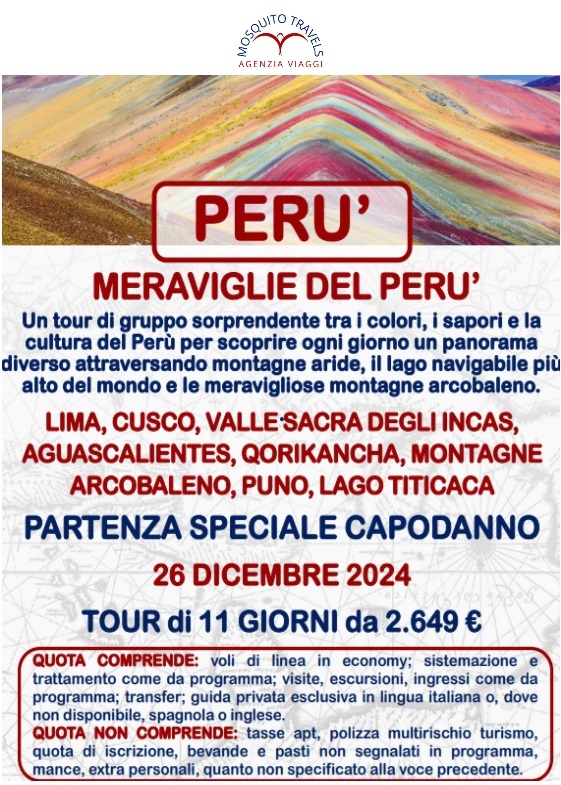 MERAVIGLIE DEL PERU'