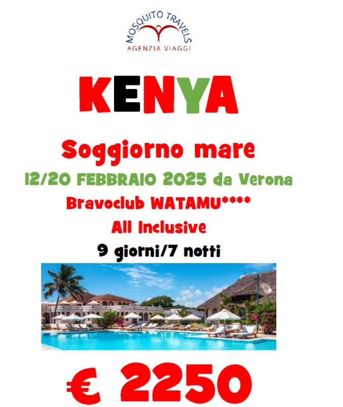 KENYA soggiorno mare