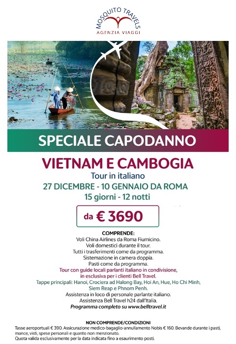 CAPODANNO IN VIETNAM E CAMBOGIA