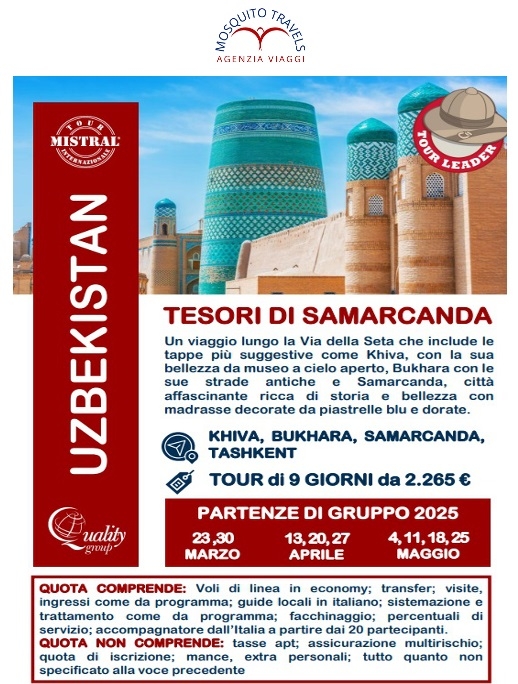 UZBEKISTAN - TESORI DI SAMARCANDA